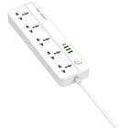 Удлинитель сетевой Ldnio SC5415 3USB Type-C 5 розеток 2м белый