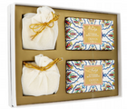 Zestaw Ottoman Bath Luxuries Tulip Soap Bar 2x250 g + Granular Soap 2x100 g (8681917310202) - obraz 3