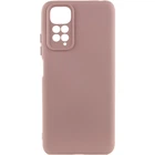 Чохол Silicone Cover Lakshmi Full Camera (AAA) для Xiaomi Redmi Note 11 (Global)/Note 11S Рожевий/Pink Sand