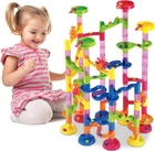 Детский конструктор - лабиринт Marble Run для мальчиков и девочек из труб с шариками 105 деталей (NO.678-7)