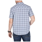 Рубашка с коротким рукавом 5.11 CARSON PLAID SHORT SLEEVE SHIRT 71394 Medium, Pacific Plaid - изображение 6