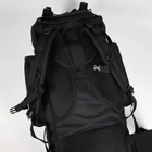 Рюкзак тактический каркасный 80 л Oxford 800D Черный - изображение 13