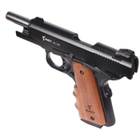 Стартовый пистолет Kuzey 911 SX#4 Black/Brown Wooden Grips - изображение 3