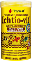 Tropical Ichtio-vit płatki dla rybek akwariowych 250 ml (5900469770047)