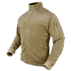 Тактична куртка флісова Condor ALPHA Mirco Fleece Jacket 601 XXX-Large, Койот (Coyote) - зображення 3