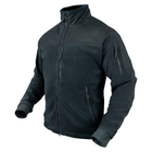 Тактична куртка флісова Condor ALPHA Mirco Fleece Jacket 601 Large, Чорний - зображення 7