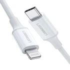 Кабель Ugreen USB Type-C - Apple Lightning 1 м MFi Белый (US171/10493)