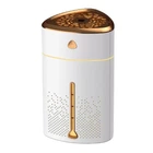 Увлажнитель воздуха с подсветкой Fog Humidifier 8496 от USB бело-золото
