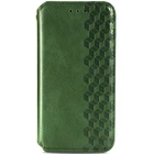 Шкіряний чохол-книжка GETMAN Cubic (PU) для Samsung Galaxy A06 Зелений