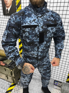 Тактичний військовий комплект Статутний ВМСУ ( Кітель + Штани ), Камуфляж: Піксель, Розмір: XXL - зображення 4