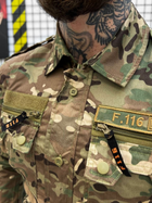 Тактический военный комплект F16 ( Китель + Штаны ), Камуфляж: Мультикам, Размер: M - изображение 5