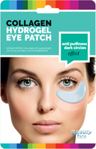 Płatki pod oczy z hydrożelu kolagenowego Beauty Face przeciw cieniom i opuchliźnie 8 g (5902596328641) - obraz 1