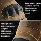 Перчатки тактические сенсорные BDA; M/8; Койот. Универсальные тактические перчатки с пальцами. Армейские перчатки. - изображение 5