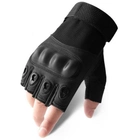 Перчатки тактические BDA; M/8; Черный. Универсальные тактические перчатки без пальцев. Армейские перчатки. - изображение 3