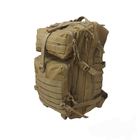 Армейский рюкзак 45 литров мужской бежевый тактический солдатский Tosh - изображение 5