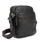 Кожаный небольшой мессенджер на два отделения Tiding Bag M56-2004A