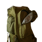 Тактичний рюкзак 80л олива - зображення 4