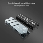 Радиатор алюминиевый Jeyi для SSD M2 2280, серый - изображение 5