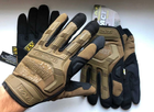 Перчатки тактические армейские размер XL Mechanix, перчатки тактические с закрытыми пальцами койот - изображение 6