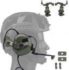 Кріплення адаптер WoSporT на каску шолом Olive для навушників Peltor/Earmor/Howard (Чебурашка) - зображення 7