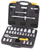 Набор насадок торцевых MASTERTOOL PROFI CrV 1/2" 8-32 мм, 32 шт (78-4032)