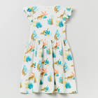 Дитяча сукня для дівчинки OVS Aop Dress 11-0507 Tpg + Aop 1799855 116 см Біла (8056781062692) - зображення 2
