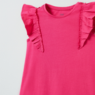 Дитяча сукня для дівчинки OVS Solid Dress 18-2140 Tpg 1803975 122 см Рожева (8056781105825) - зображення 3