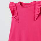 Дитяча сукня для дівчинки OVS Solid Dress 18-2140 Tpg 1803975 128 см Рожева (8056781105832) - зображення 3