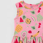 Sukienka letnia dla dziewczynki OVS Aop Dress 15-2216 Aop 1804224 110 cm Różowa (8056781108376) - obraz 3