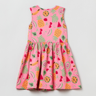 Sukienka dziecięca OVS Aop Dress 15-2216 Aop 1804224 128 cm Różowa (8056781108406) - obraz 2