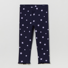 Legginsy dziecięce dla dziewczynki OVS Rib Leggings Insignia Blu 1817484 86 cm Niebieskie (8056781509593)