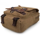 Тактичний чоловічий рюкзак Vintage Бежевий рюкзак для чоловіка (206845) - зображення 8