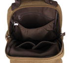 Тактичний чоловічий рюкзак Vintage Бежевий рюкзак для чоловіка (206845) - зображення 11