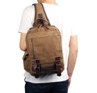 Тактичний чоловічий рюкзак Vintage Бежевий рюкзак для чоловіка (206845) - зображення 13
