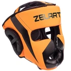 Шлем боксерский Zelart BO-7041 с полной защитой PU