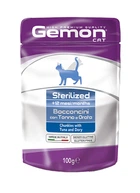 Вологий корм Gemon Cat Wet Adult Sterilised тунець з рибою Дори
