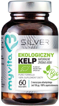 Дієтична добавка Myvita Silver Келп 100% Bio 60 капсул для підтримки щитовидної залози (5903021591098) - зображення 1