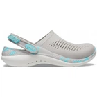 Женские кроксы Серые Crocs Literide 360 Clog Marbled Pearl White/Multi 206708 37 (M5-W7)
