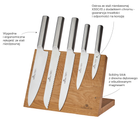 Набір ножів Gerlach Ambiente Magnetic з підставкою 6 предметів (5901035505995) - зображення 8