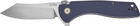 Нож CJRB Knives Kicker SW D2 G10 Blue (27980285) - изображение 2