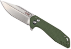 Ніж CJRB Knives Riff SW AR-RPM9 Steel Micarta Green (27980348) - зображення 1