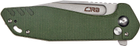Ніж CJRB Knives Riff SW AR-RPM9 Steel Micarta Green (27980348) - зображення 4
