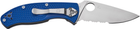 Нож Spyderco Tenacious S35VN полусеррейтор Blue (871481) - изображение 3
