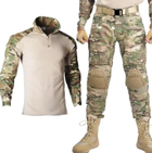 Тактичний військова форма, костюм Military Army Multicam, Штани із захистом колін S мультикам - зображення 5