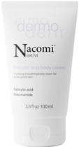 Krem do ciała Nacomi Salicylic acid purifying body Cream 100 ml (5902539717464) - obraz 1