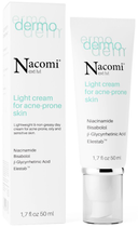 Крем для обличчя Nacomi Light Cream For Acne-prone Skin 50 мл (5902539717556) - зображення 1