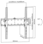 Uchwyt do telewizora Gembird WM-55T-02 32" - 55" - obraz 3