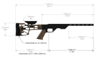 Шасси MDT LSS-XL для Remington 700 SA Black - изображение 6