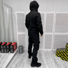 Чоловічий зимовий Костюм SoftShell з підкладкою Omni-Heat / Утеплений комплект Куртка + Штани чорний розмір XL - зображення 2