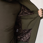 Чоловічий Демісезонний Бомбер Ріп-стоп з капюшоном / Куртка з підкладкою лаке хакі розмір XL - зображення 6